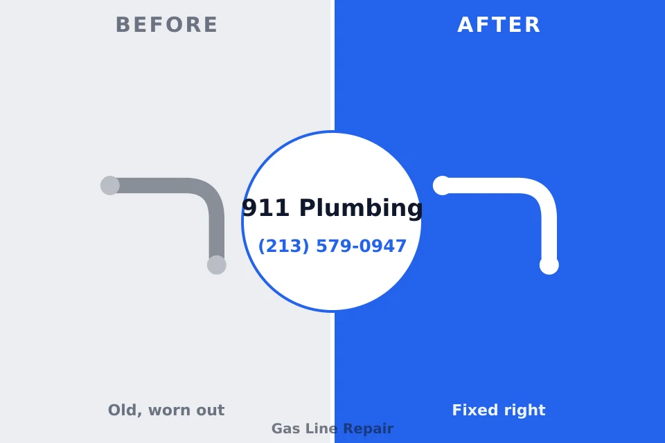 Before and after: plumbing company Mount Repose, OH